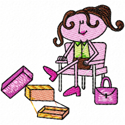 Girls Embroidery Design 6 Girls Embroidery Design 6